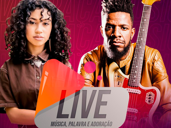 Live show da Graça Music apresenta colaboração inédita entre Eliezer de Tarsis e Izabela Ryos